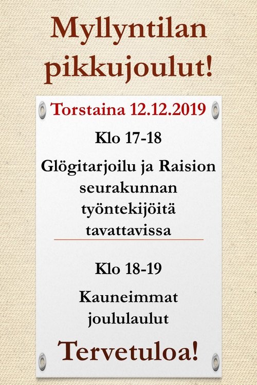 pikkujoulut