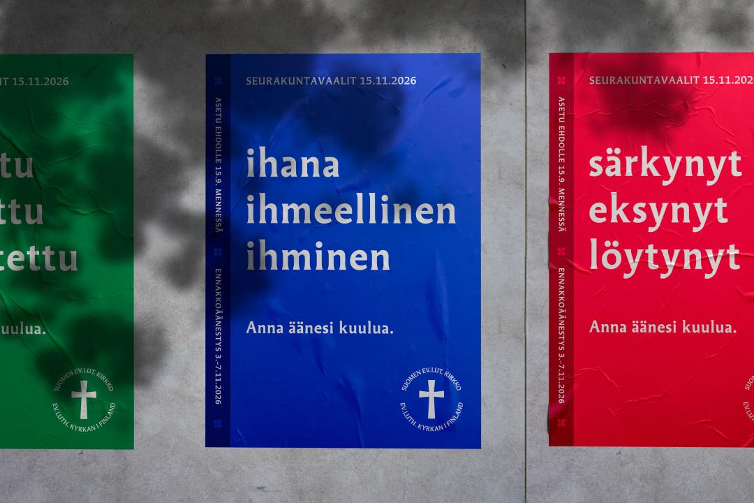 Juliste, jossa lukee 